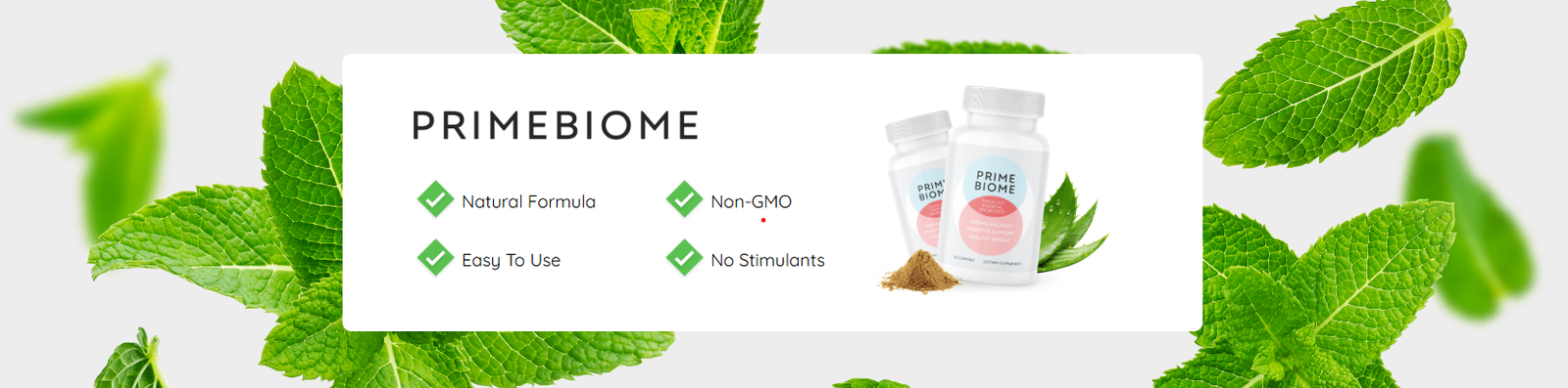 PrimeBiome quality standard